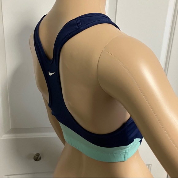 Nike | Just do it Dri-Fit blue sport bra - Picture 3 of 10